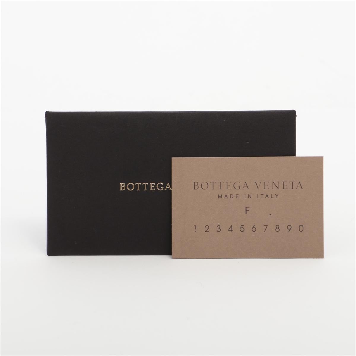 Bottega Veneta Intrecciato Leather Chain Wallet Pink 8