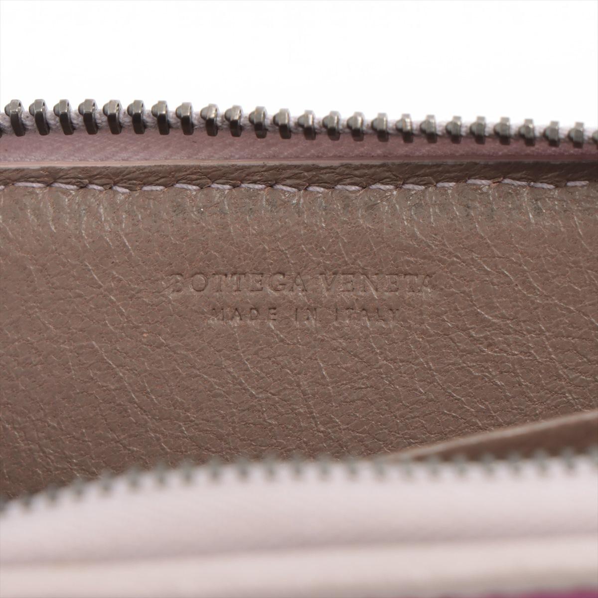 Bottega Veneta Intrecciato Porte-monnaie multicolore en cuir en vente 2