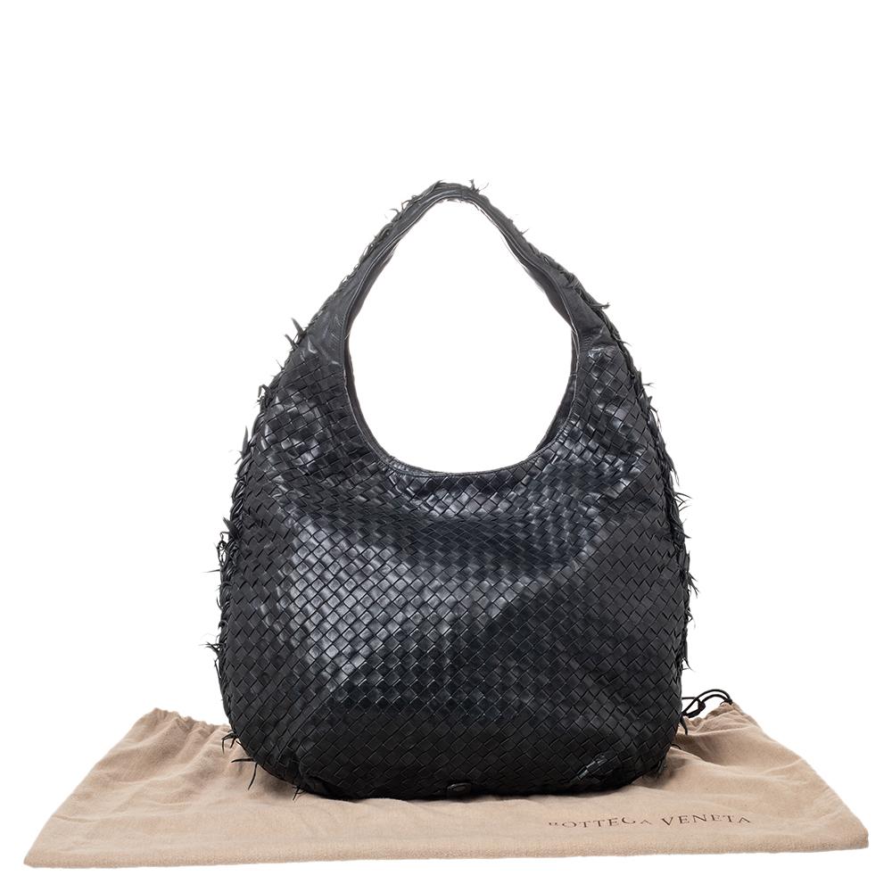 Bottega Veneta Intrecciato Leather  Fringe Large Hobo 6