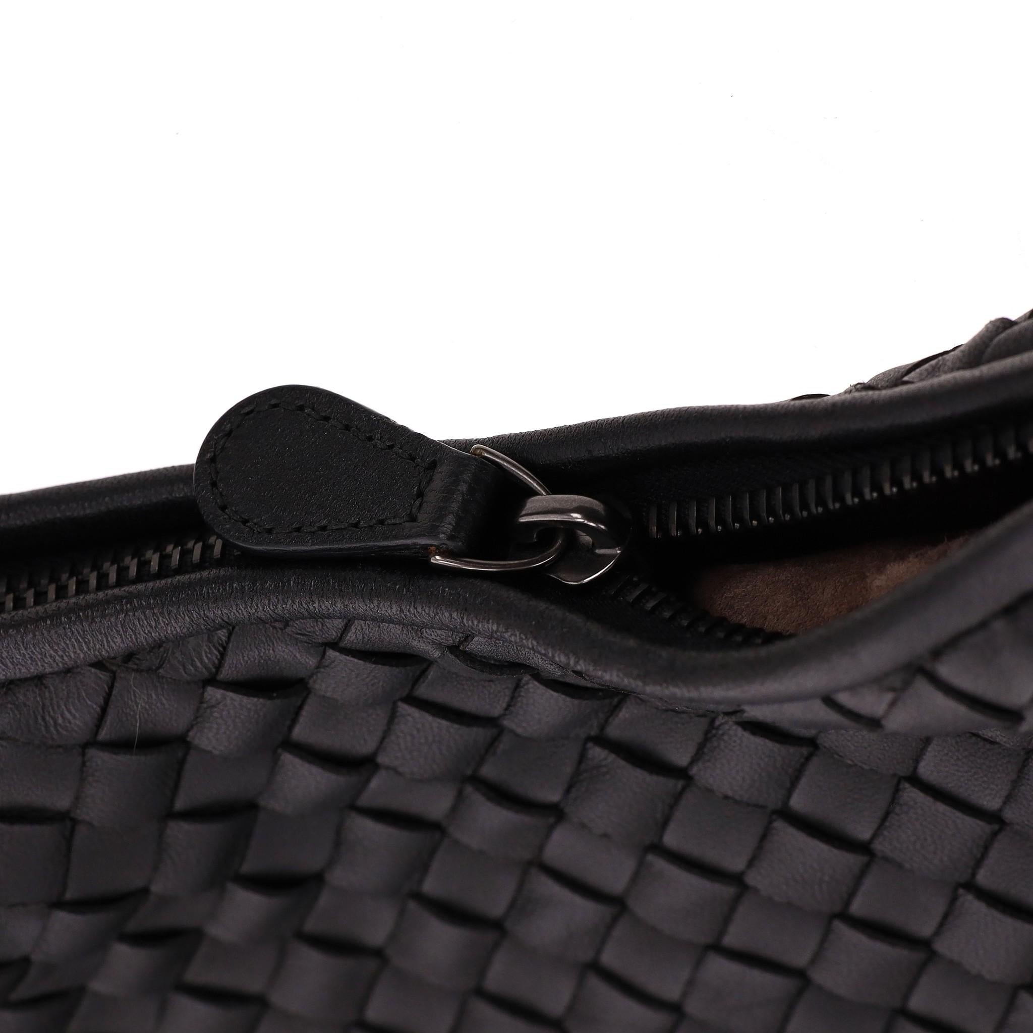 Sac hobo en cuir Bottega Veneta Intrecciato en vente 2