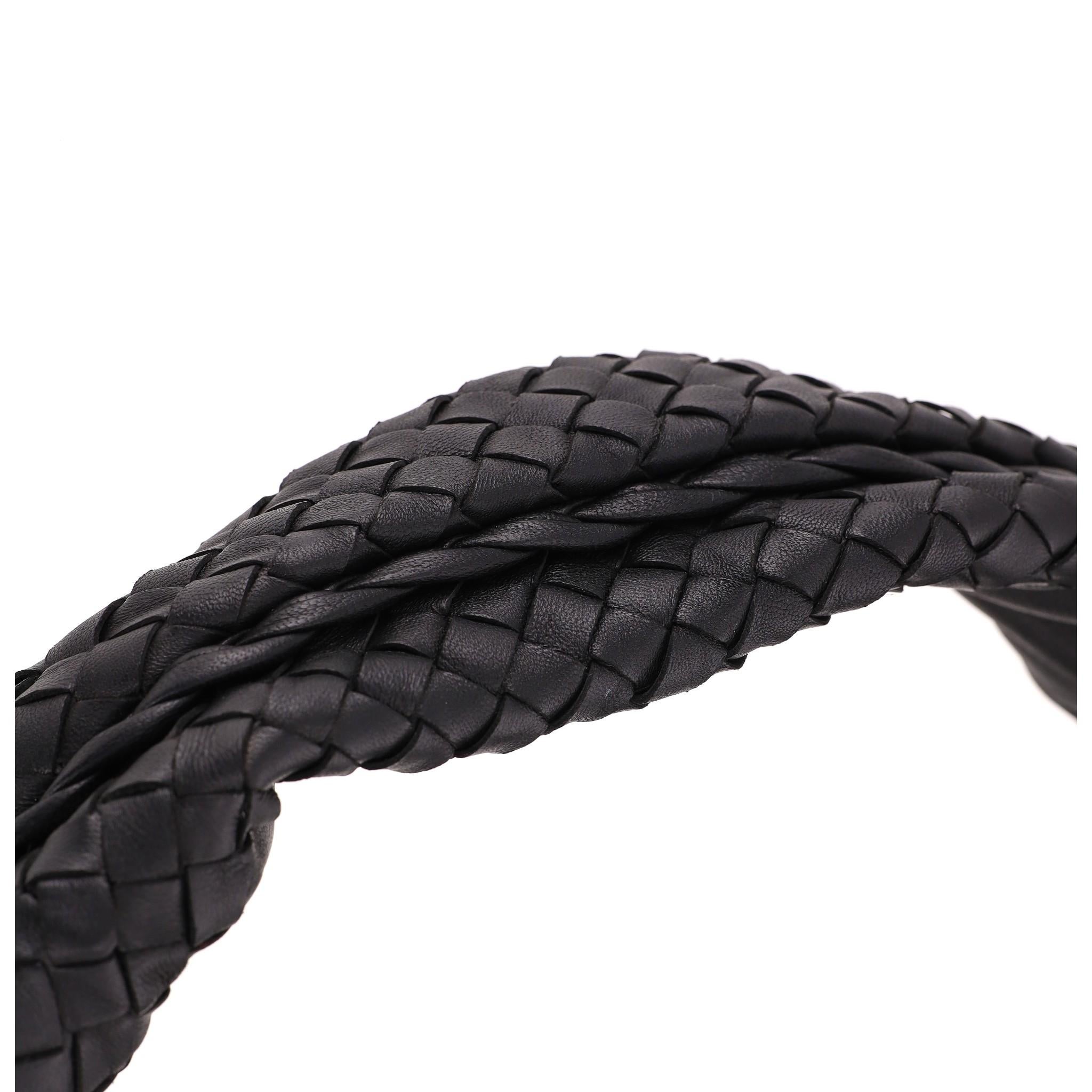Sac hobo en cuir Bottega Veneta Intrecciato en vente 3