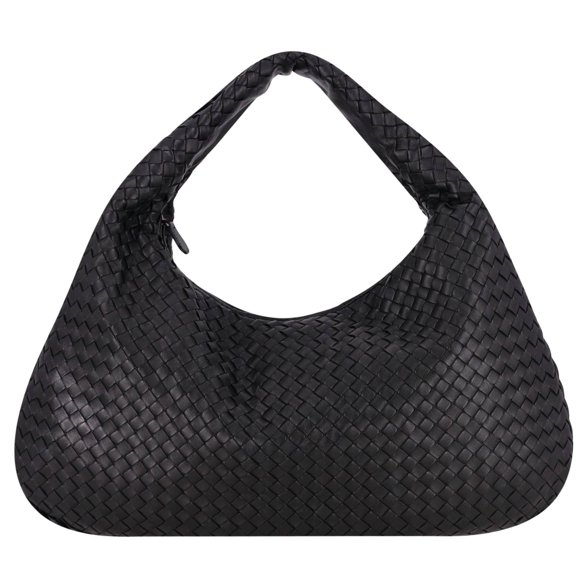 Sac hobo en cuir Bottega Veneta Intrecciato en vente