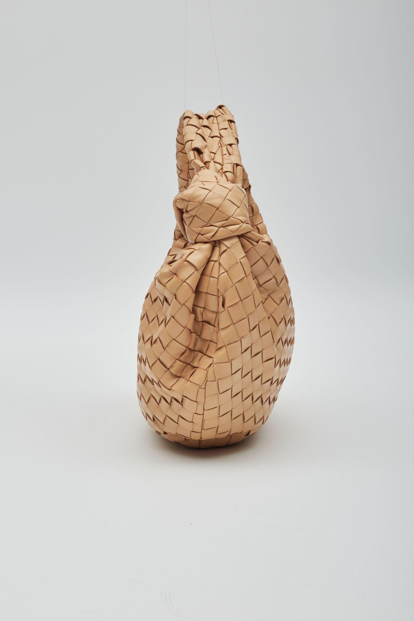 Bottega Veneta Intrecciato Leather Nude Jodie Small 2