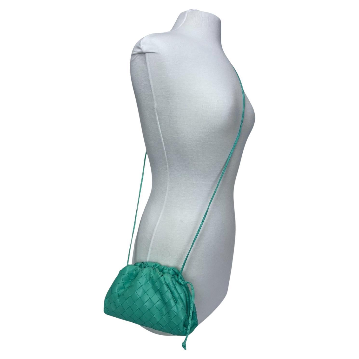 Bottega Veneta Intrecciato Mini Pouch Green