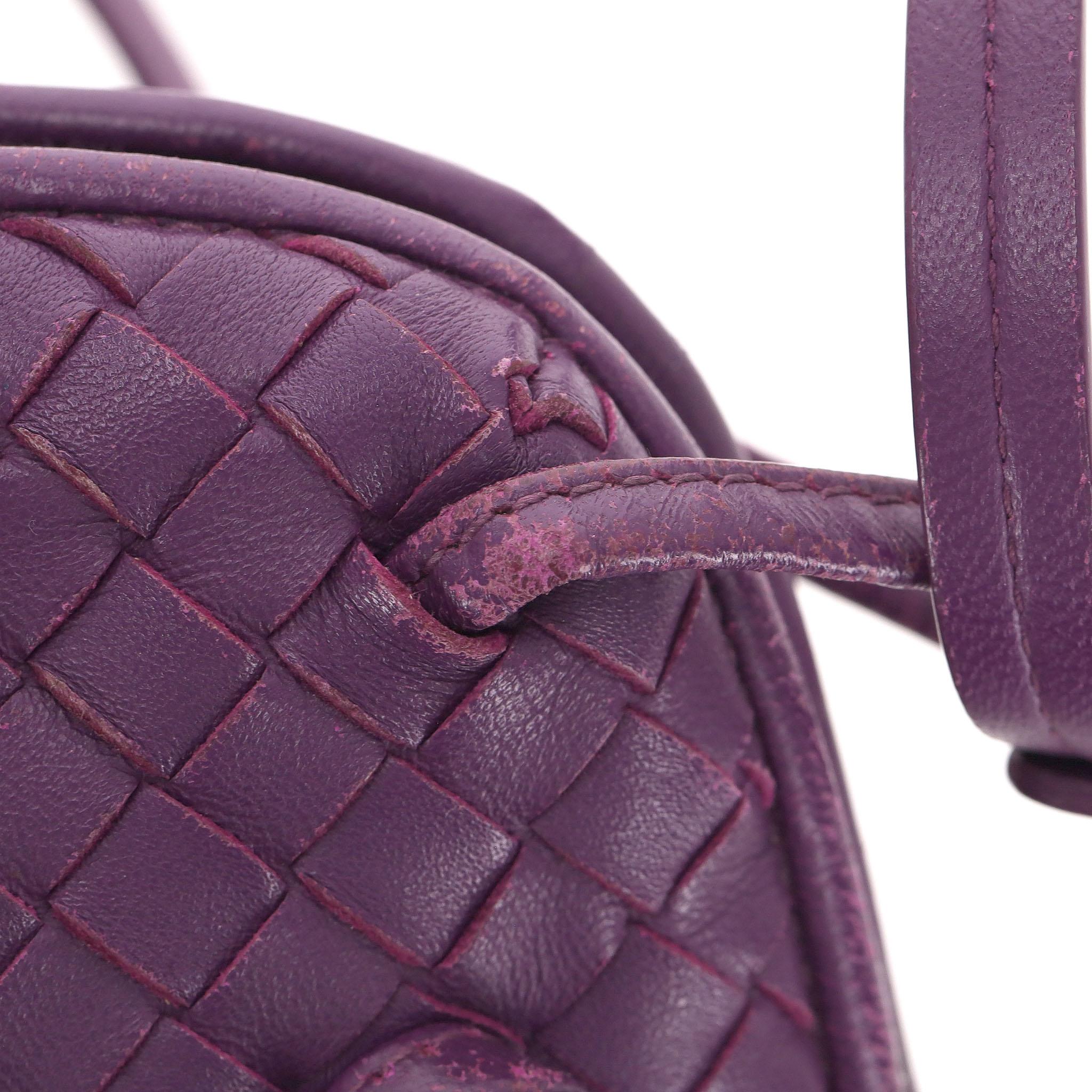 Bottega Veneta Borsa a tracolla Nodini in pelle Nappa Intrecciato in vendita 6