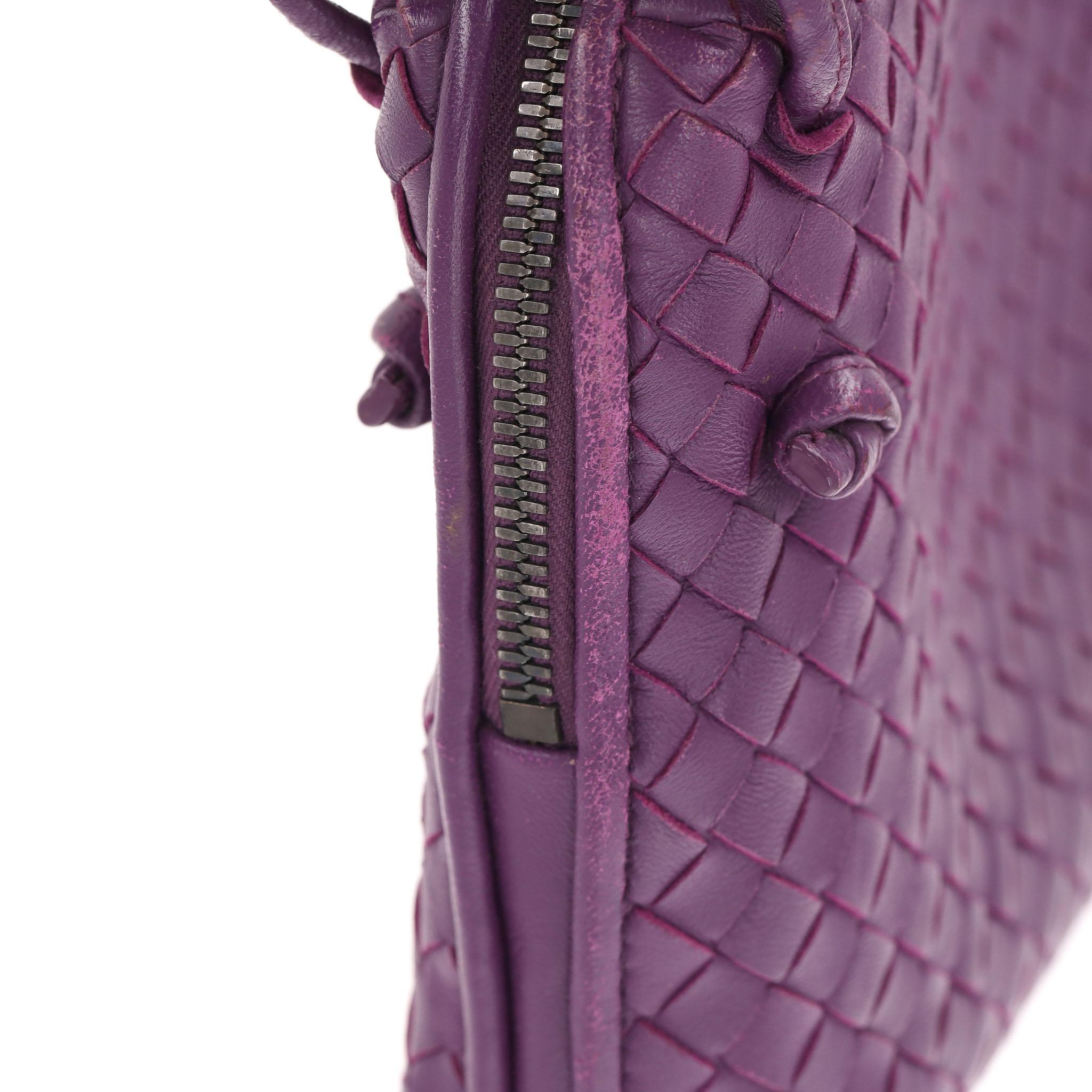 Bottega Veneta Borsa a tracolla Nodini in pelle Nappa Intrecciato in vendita 7