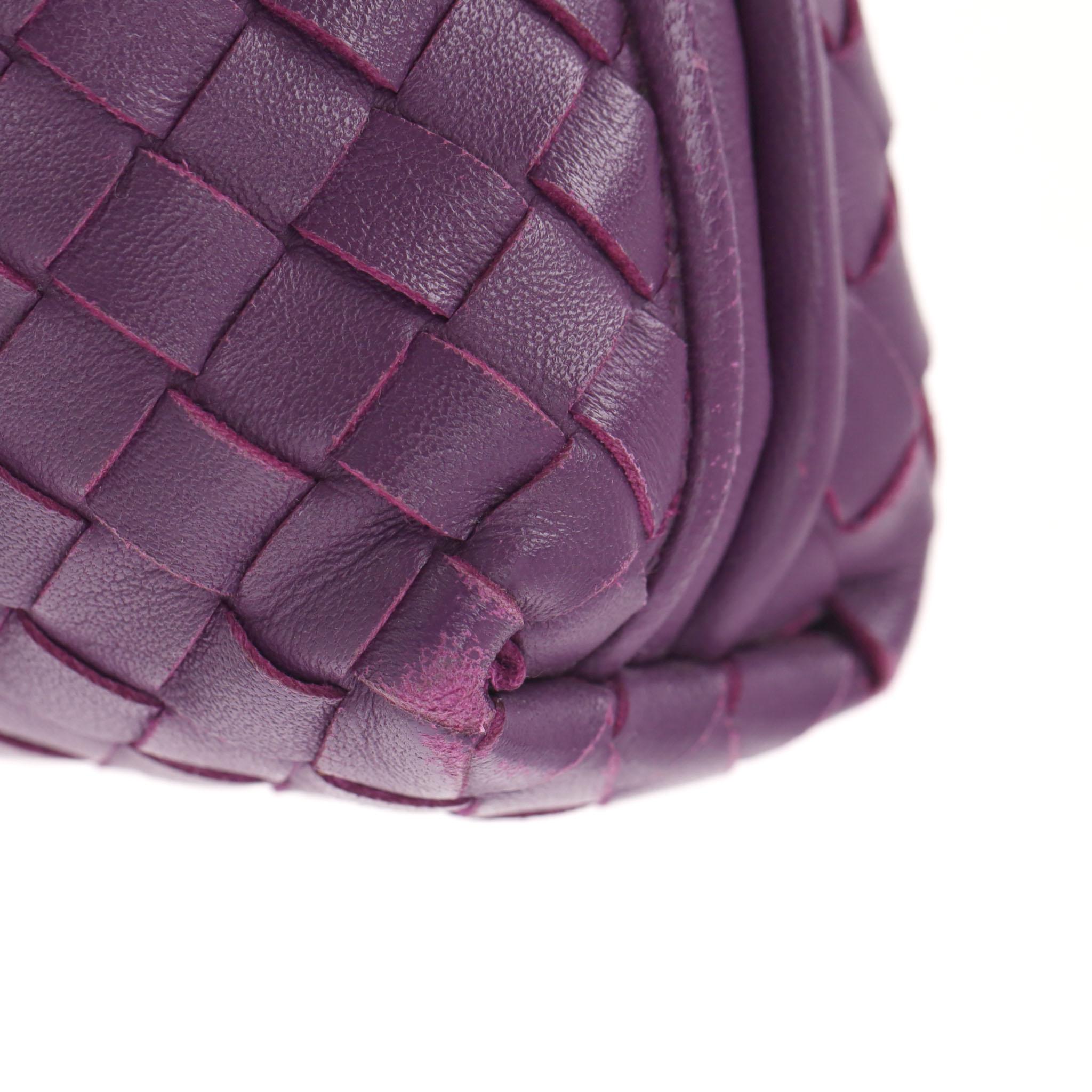 Bottega Veneta Borsa a tracolla Nodini in pelle Nappa Intrecciato in vendita 8