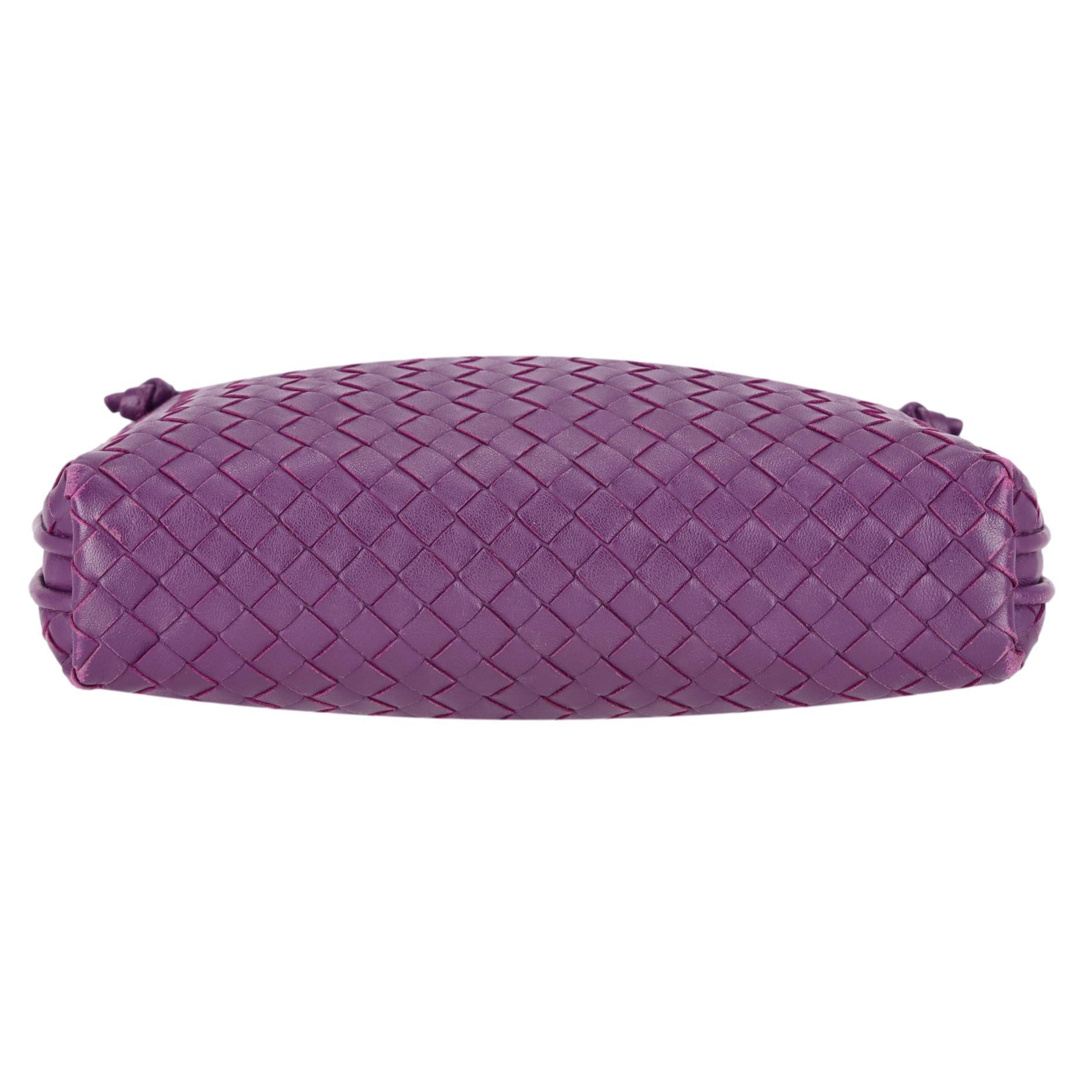 Donna Bottega Veneta Borsa a tracolla Nodini in pelle Nappa Intrecciato in vendita