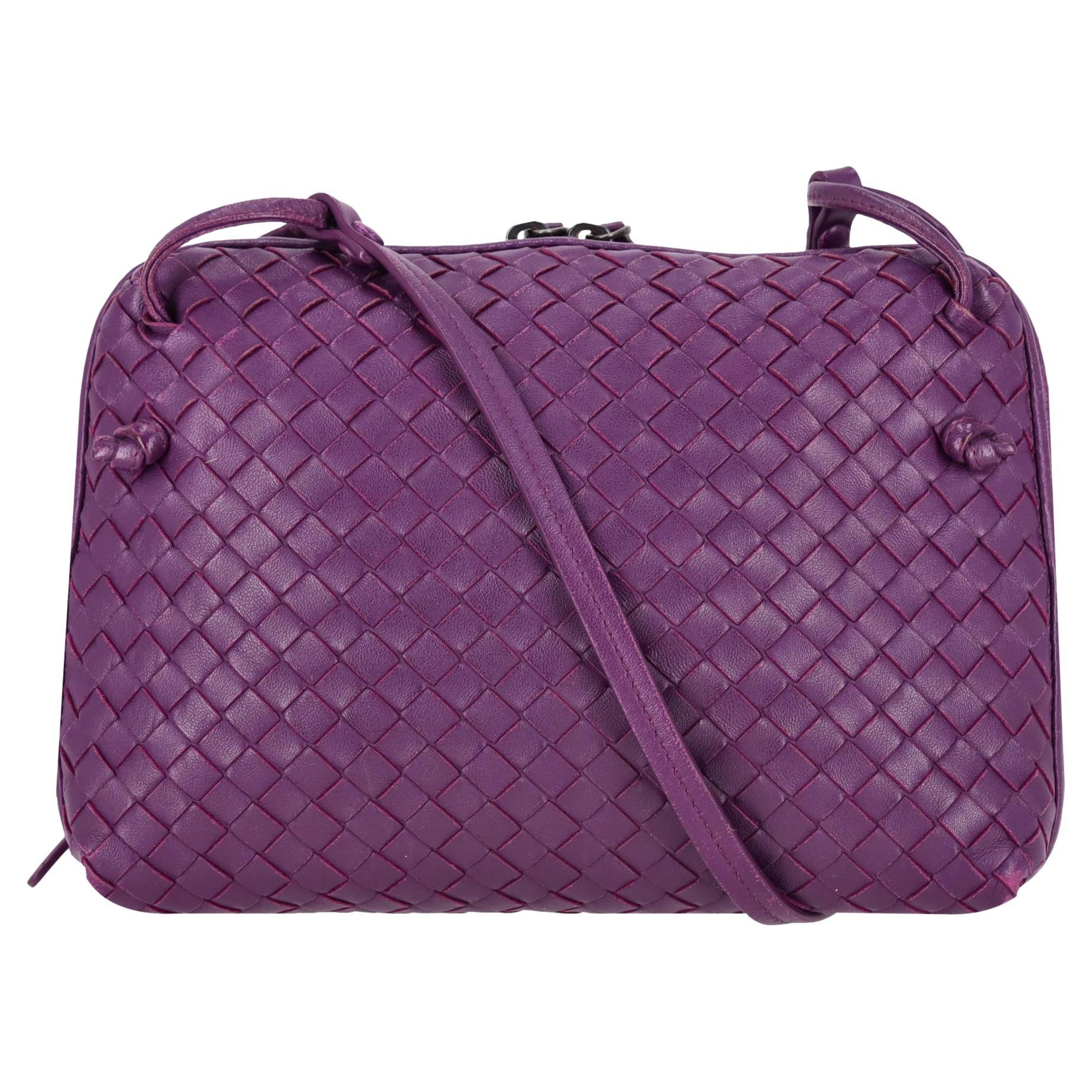 Bottega Veneta Intrecciato Nappa Leather Nodini Crossbody Bag