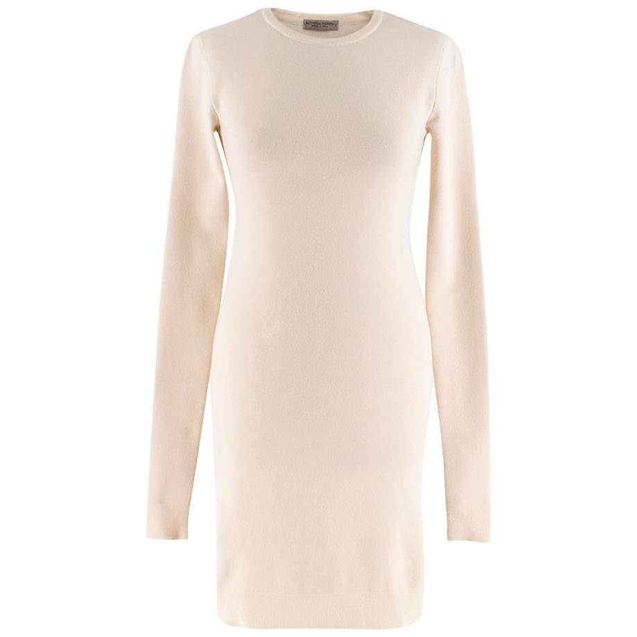 Bottega Veneta Intrecciato-tab Cashmere-blend Dress XS