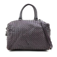 Bottega Veneta Intrecciato Tote Boston Bag