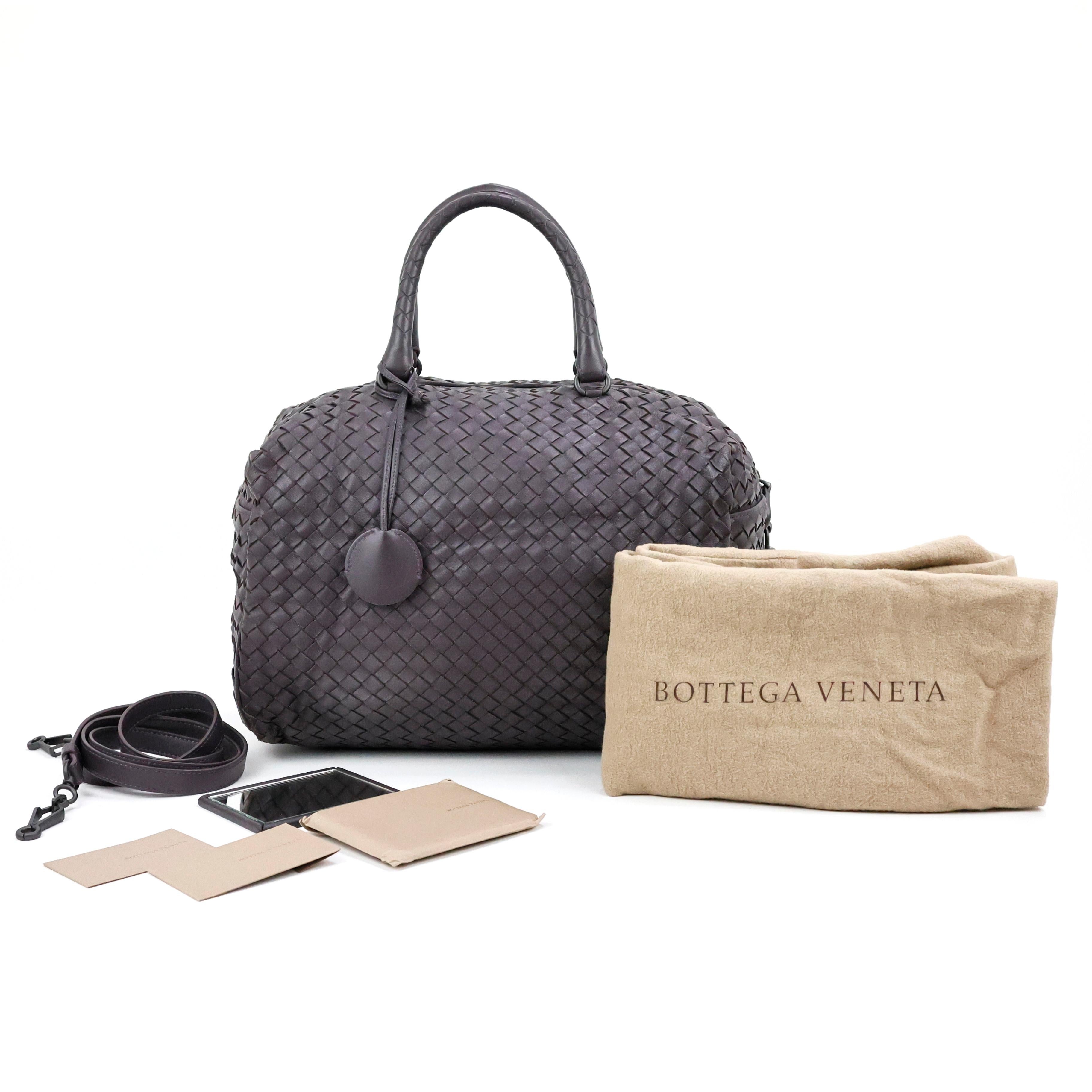 Bottega Veneta Intrecciato Tote Boston Bag For Sale 1