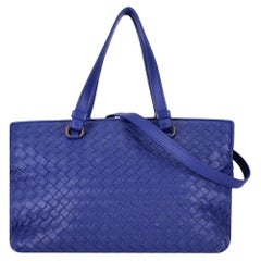 Bottega Veneta Intrecciato Weave Nappa Leather Double Zip Tote Bag