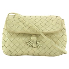 Bottega Veneta Intrecciato Woven Leather Mini Pouch Crossbody Bag 29bt712s