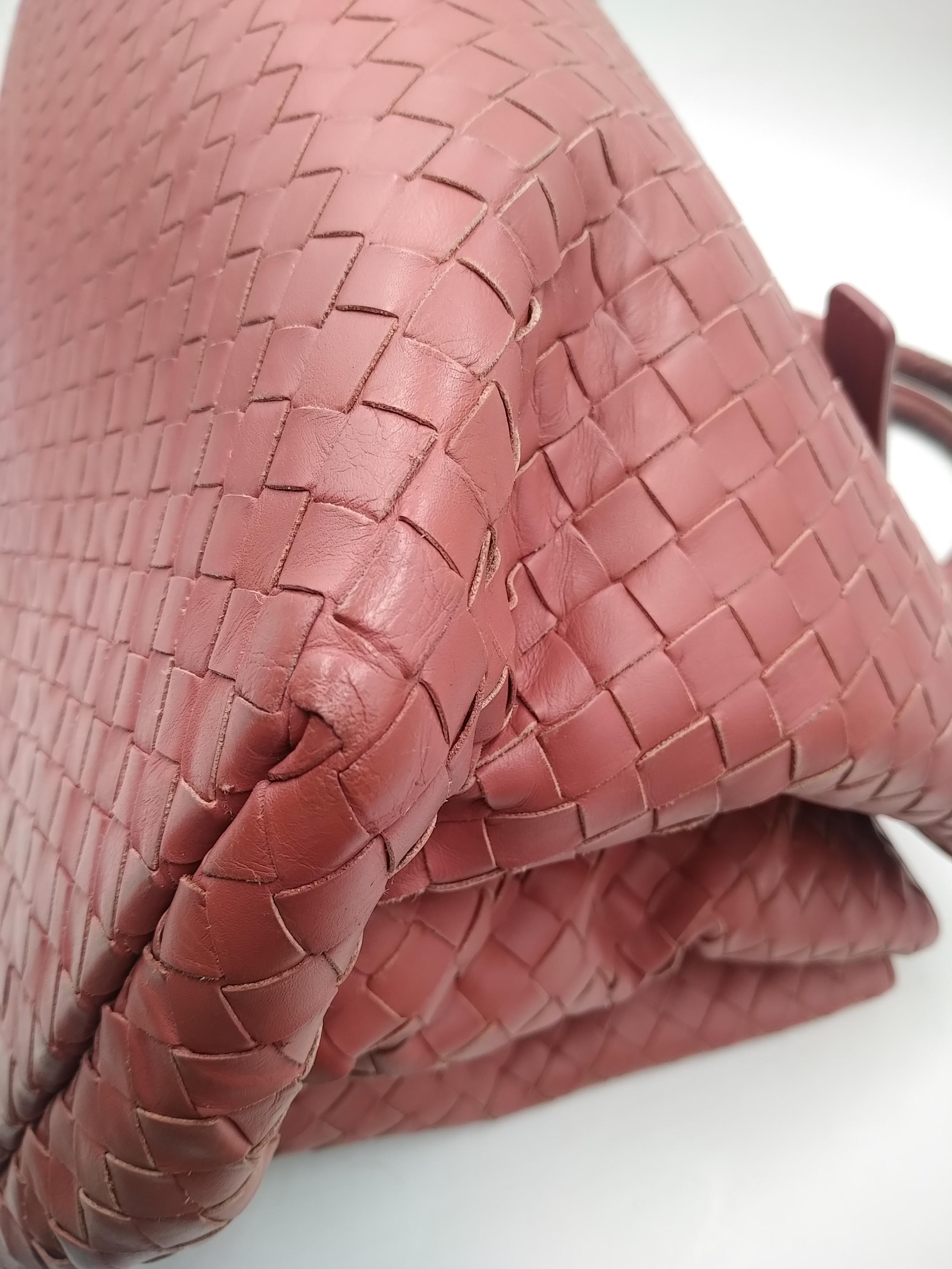 Bottega Veneta Intrecciato Woven Nappa Leather Roma Tote Bag 2