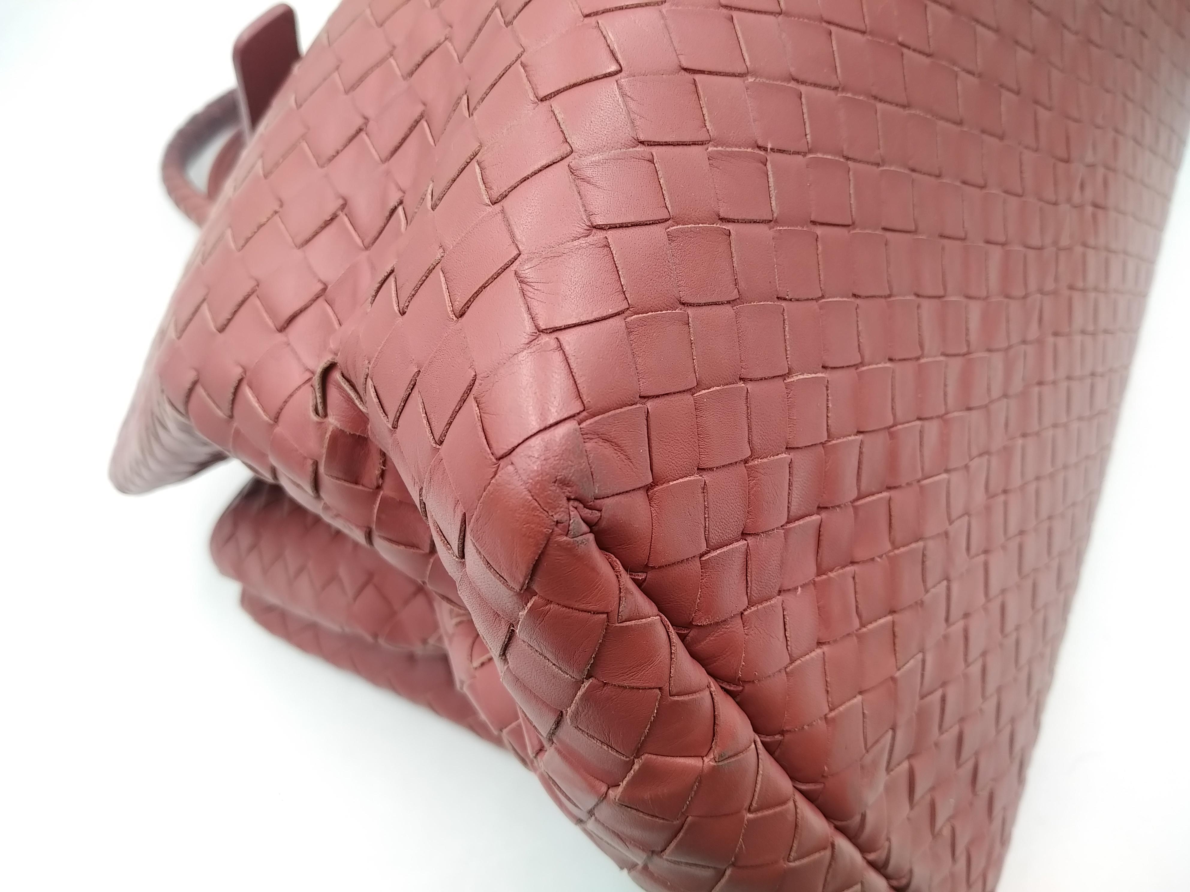 Bottega Veneta Intrecciato Woven Nappa Leather Roma Tote Bag 3