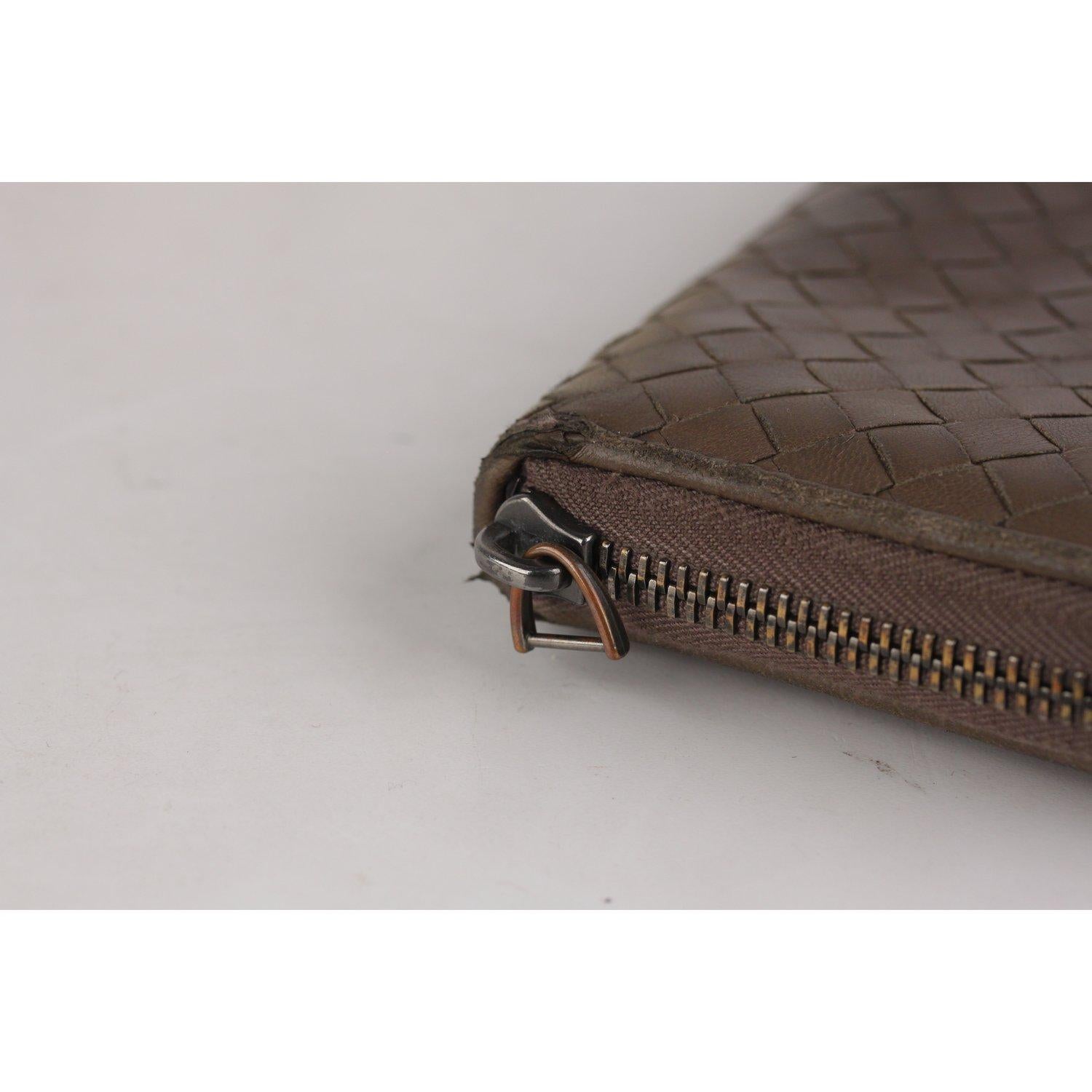 Women's Bottega Veneta Intrecciato Zip Around Continental Wallet