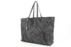 Bottega Veneta Intrecciolusion 12mz0911 Grey Nylon Tote