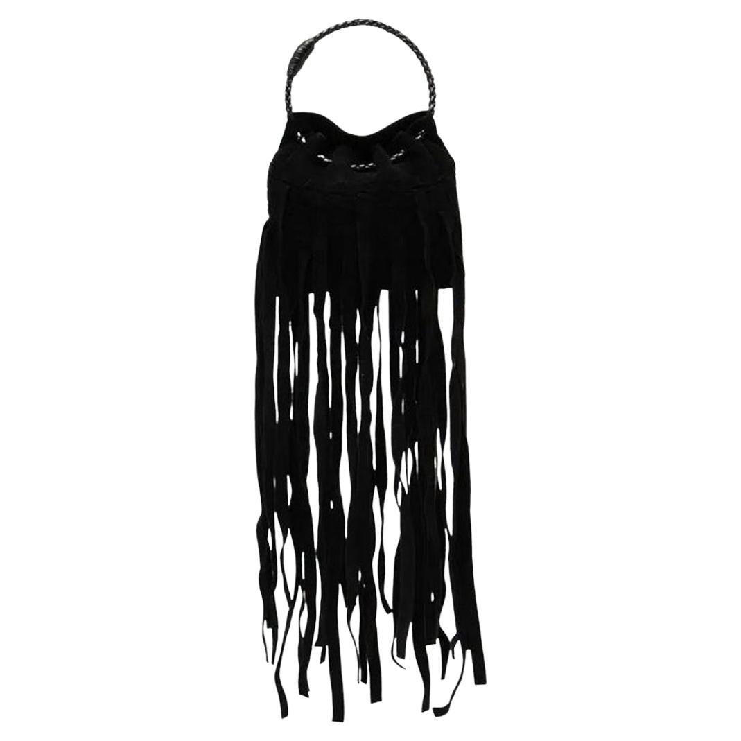 Bottega Veneta Intreciatto Fringed Mini Bag For Sale