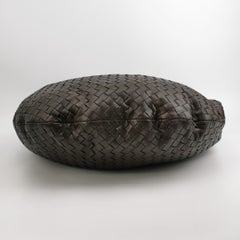 Bottega Veneta Jodie Maxi Lambskin Leather Chocolate Brown 70cm