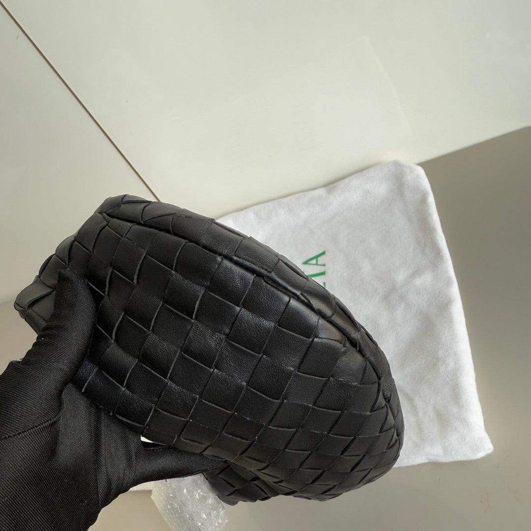De las mujeres Bottega Veneta Jodie Mini Piel Negra Herrajes Dorados en venta