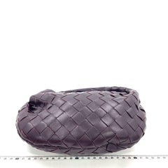 Bottega Veneta Jodie Mini Dark Burgundy Wine Leather