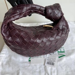 Bottega Veneta Jodie Mini Dark Burgundy Wine Leather