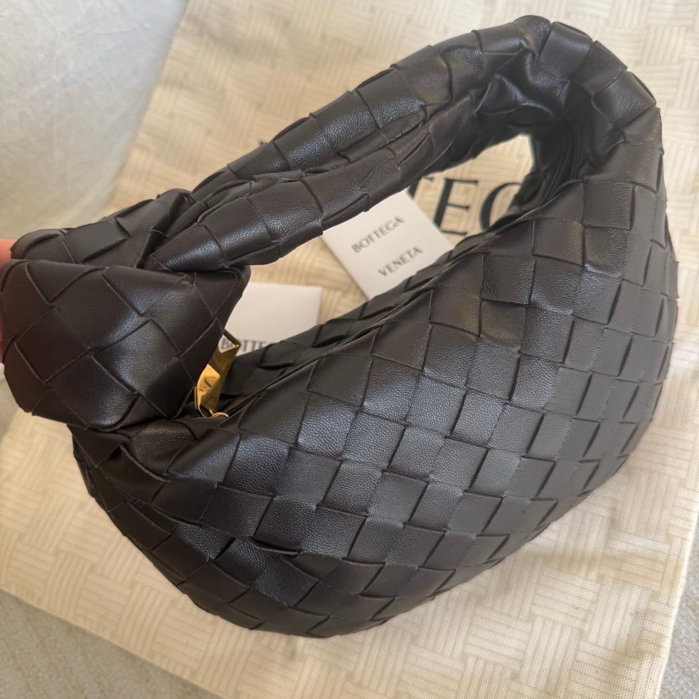 Bottega Veneta Jodie Mini Dark Chocolate Brown Leather For Sale