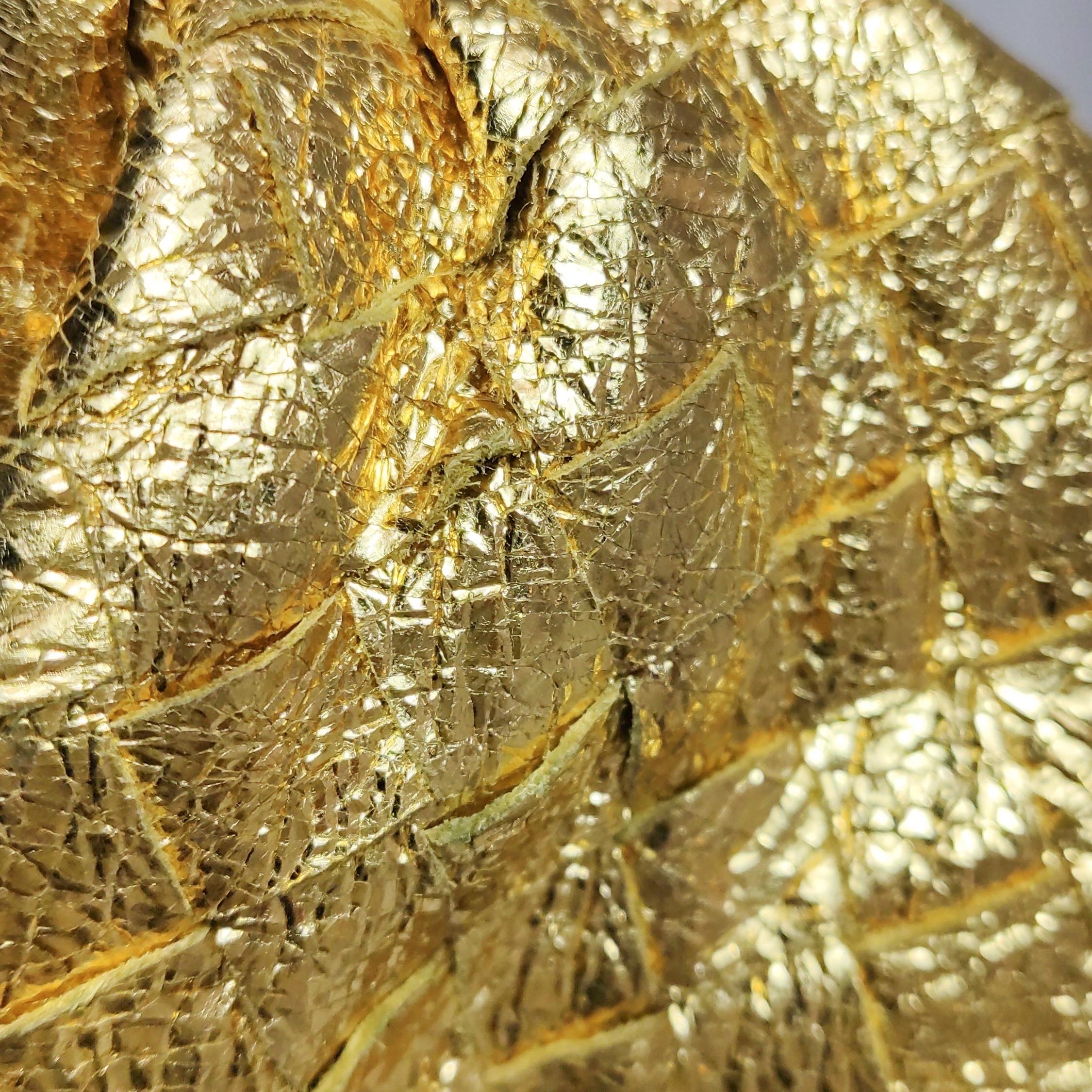 Bottega Veneta Jodie Mini en cuir doré rare en vente 9