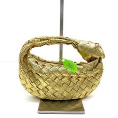 Bottega Veneta Jodie Mini Gold Leather Rare