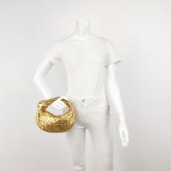 Bottega Veneta Jodie Mini Gold Leather Rare