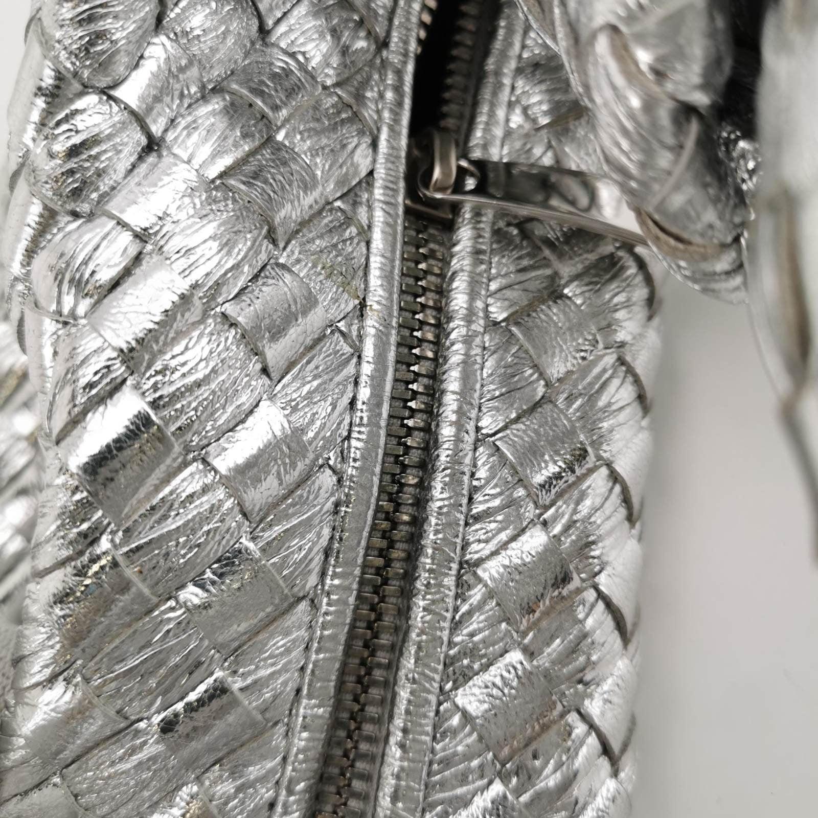 Bottega Veneta Jodie Mini Silver Leather Rare 5