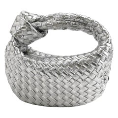 Bottega Veneta Jodie Mini Silver Leather Rare