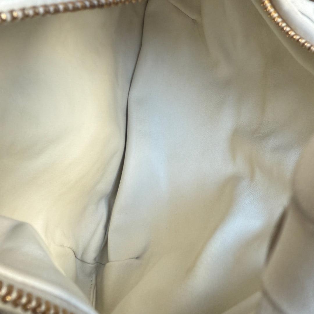 Bottega Veneta Jodie Mini White Leather Gold Hardware 7