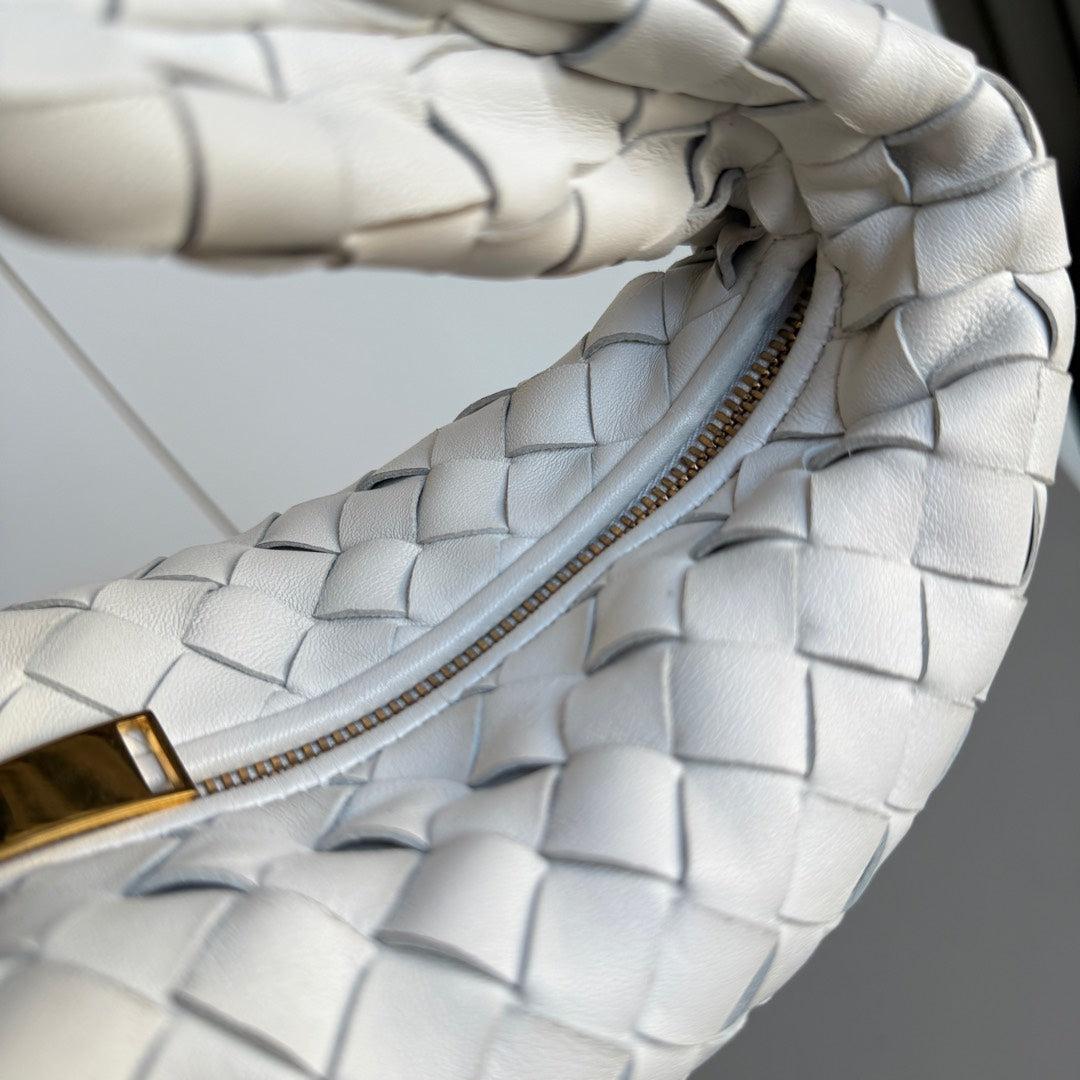 Bottega Veneta Jodie Mini White Leather Gold Hardware 9