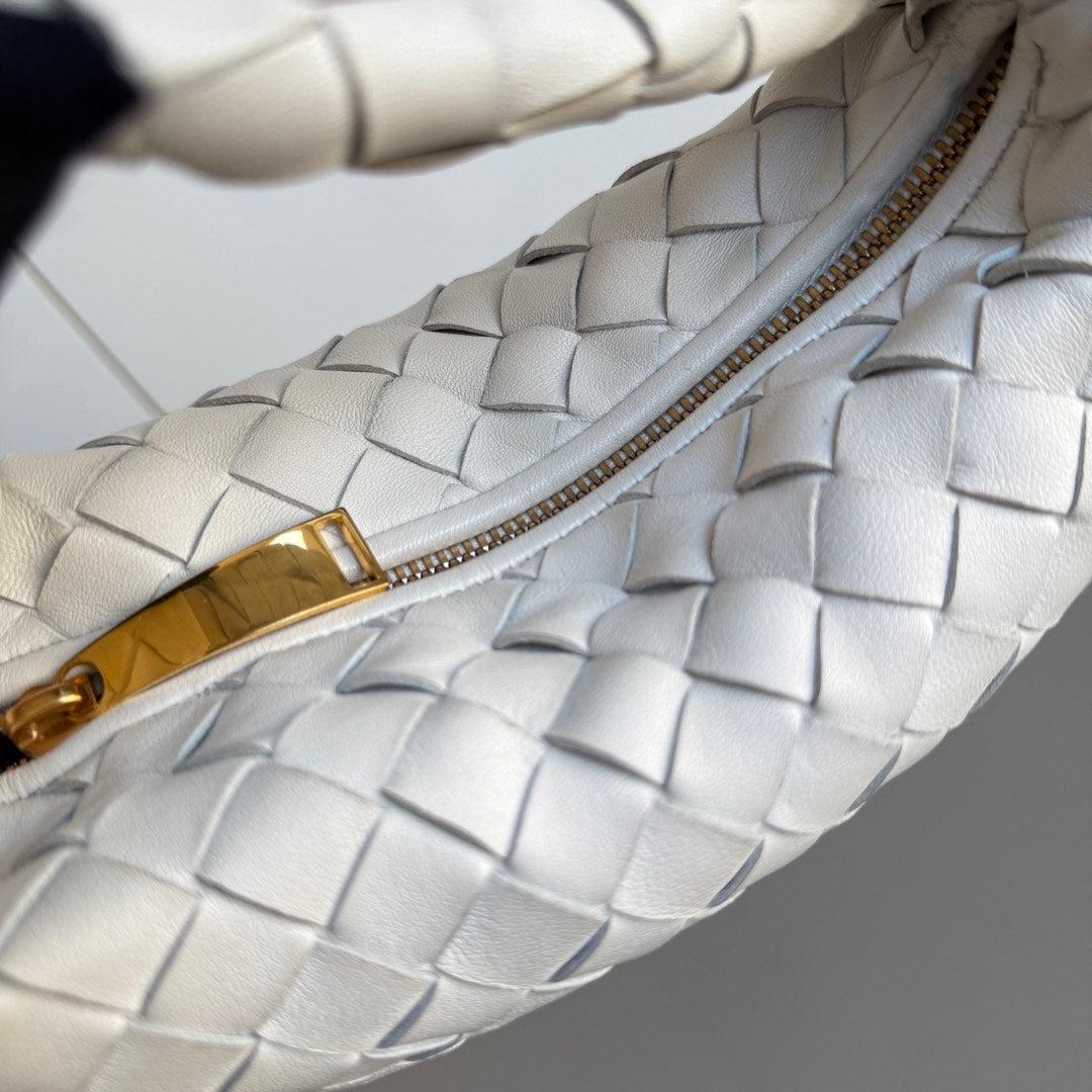 Bottega Veneta Jodie Mini White Leather Gold Hardware 4