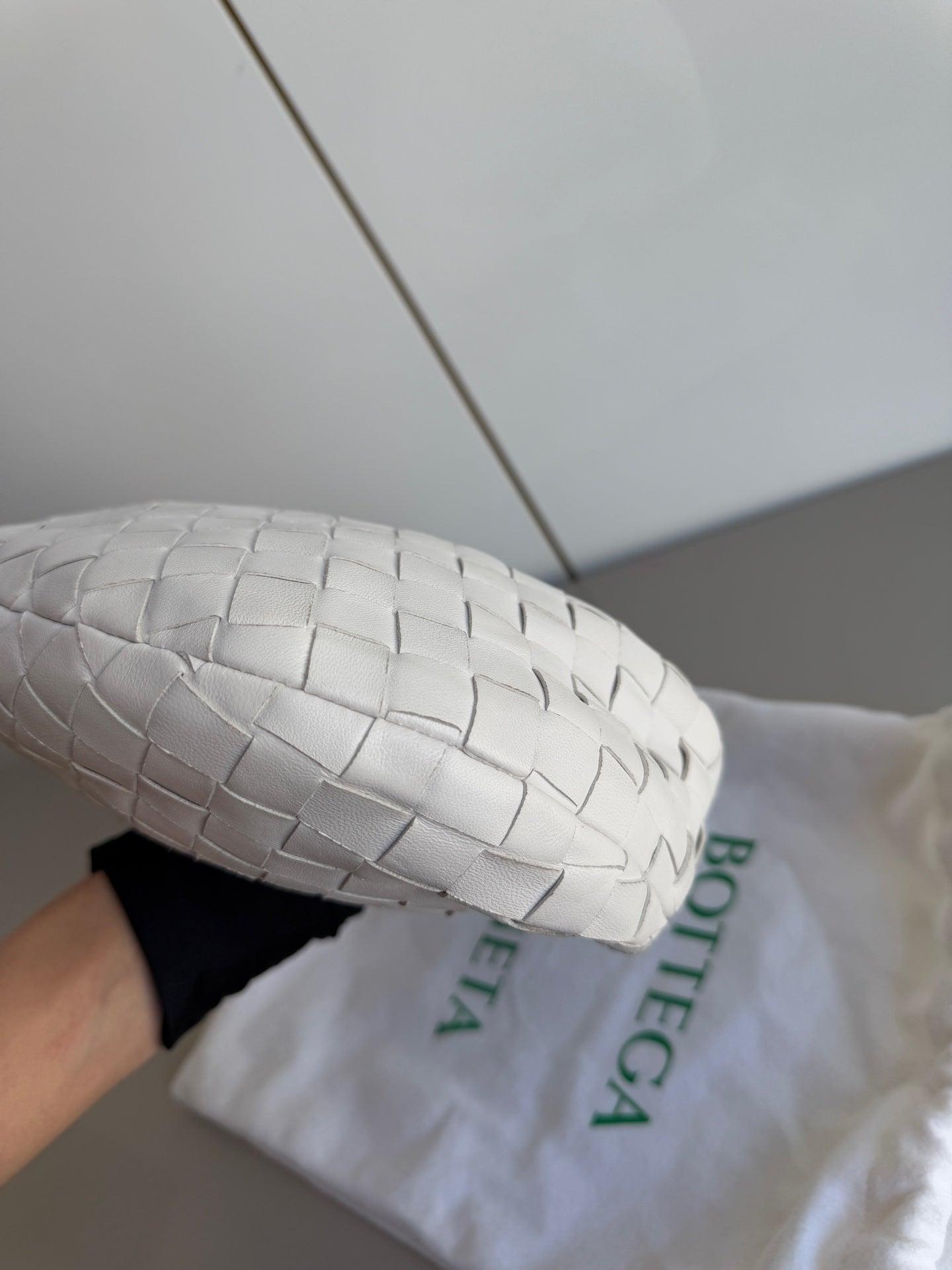 Bottega Veneta Jodie Mini White Leather Gold Hardware 4