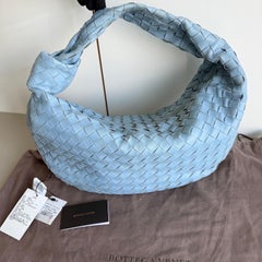 Bottega Veneta Jodie Small Baby Blue Lambskin Leather 40cm