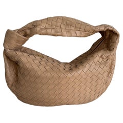 Bottega Veneta Jodie Small Lambskin Leather Beige Oats 36cm