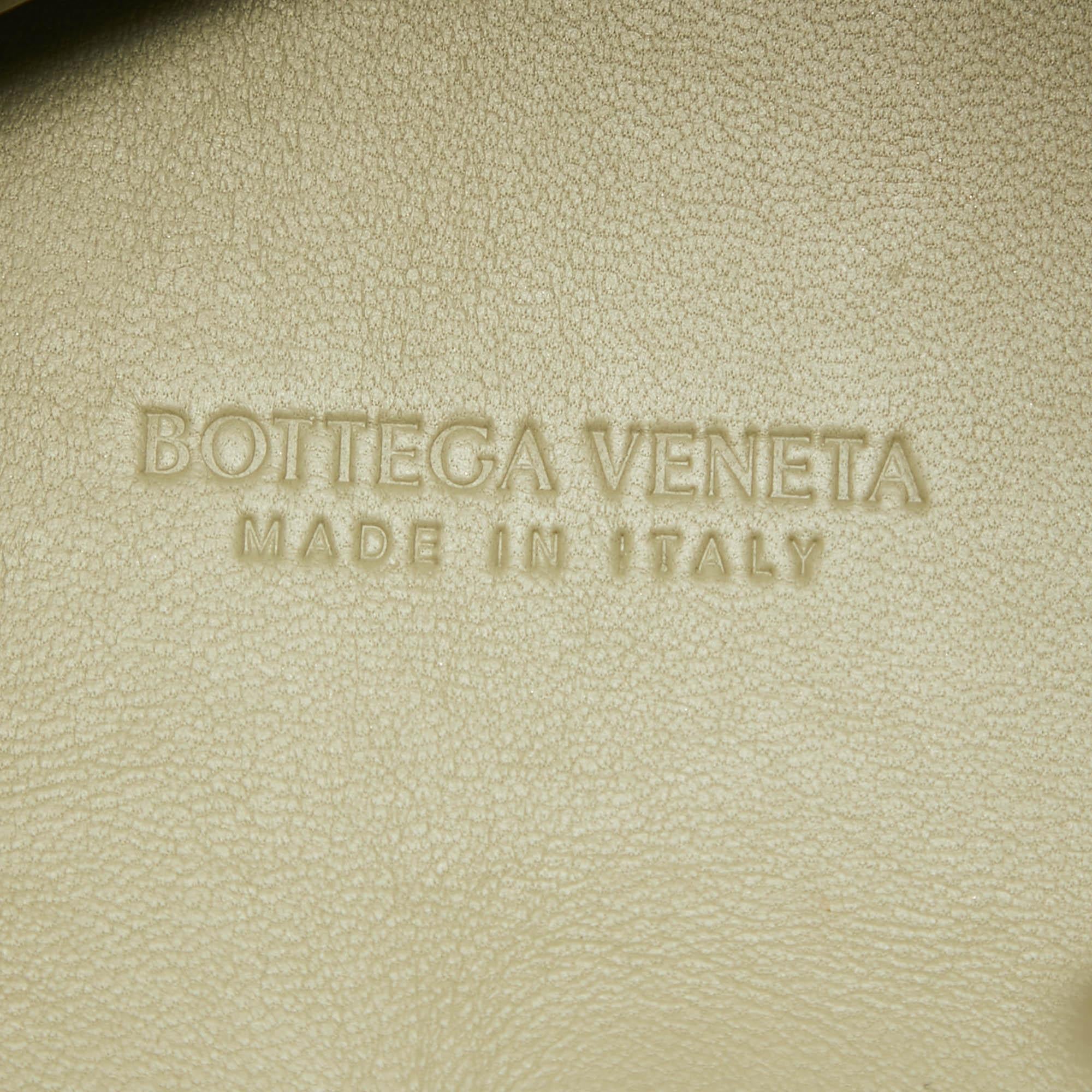 Bottega Veneta Khaki Green Intrecciato Leather Small Andiamo Top Handle Bag 6