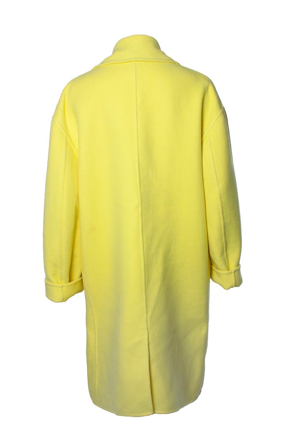 Bottega Veneta, Kiwi cashmere coat In Excellent Condition For Sale In AMSTERDAM, NL