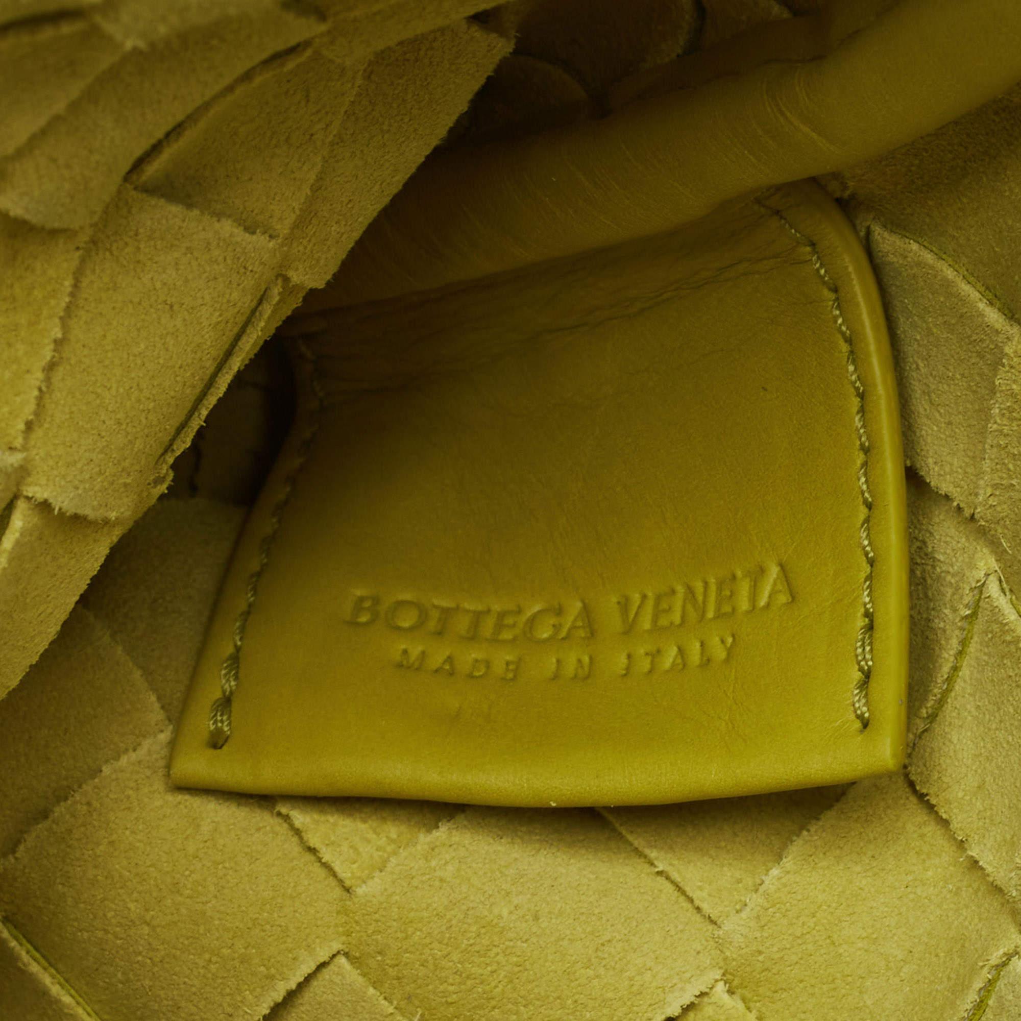 Bottega Veneta Kiwi Intrecciato Leather Classic Duo Crossbody Bag 3