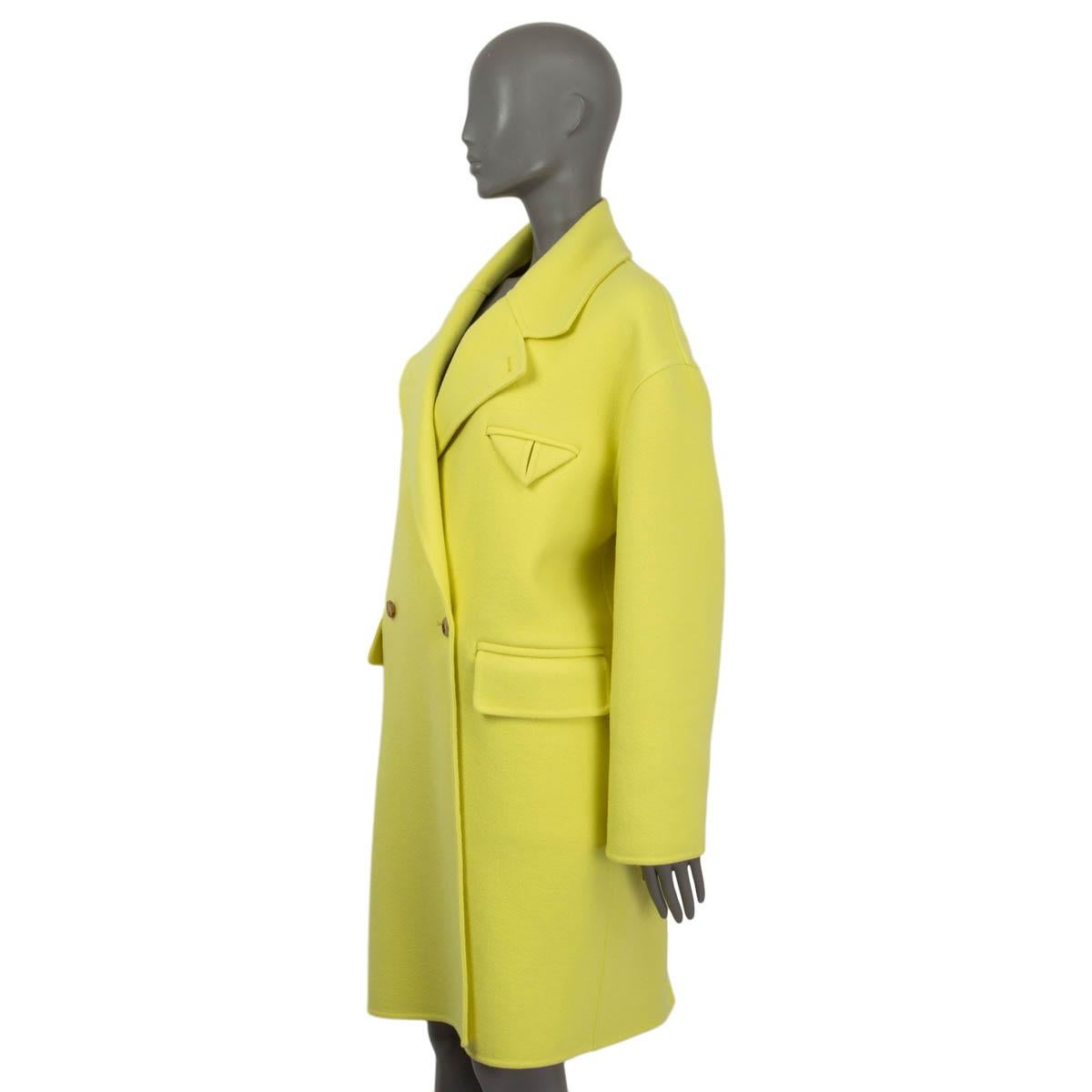 long yellow coat