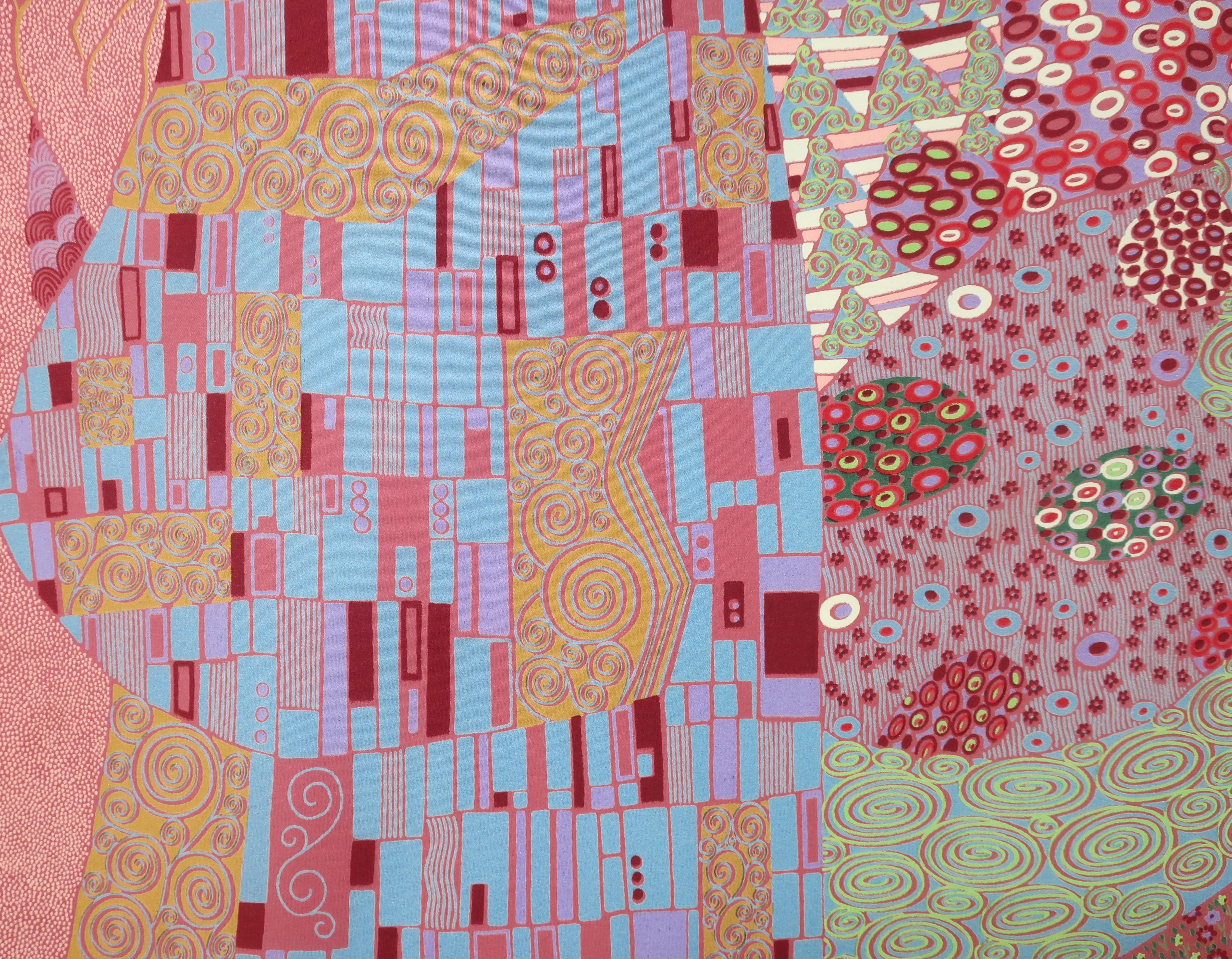 Klimt-inspirierter Seidenschal von Bottega Veneta Damen