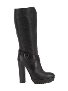 Bottega Veneta Knee High Boots with Buckle Detail Size UK 4.5
