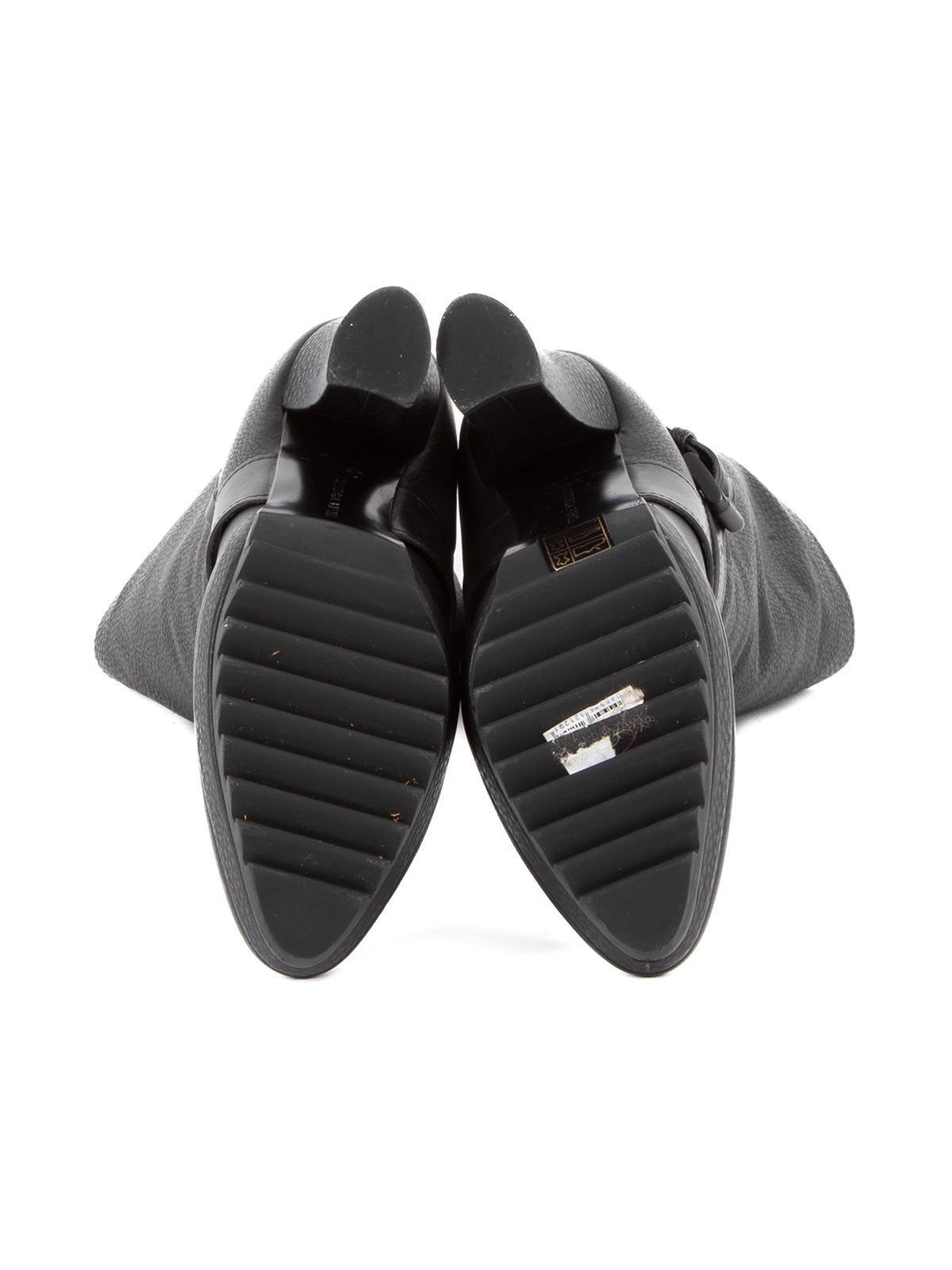 Donna Bottega Veneta Stivali al Ginocchio con Dettaglio Fibbia Taglia UK 4.5 in vendita