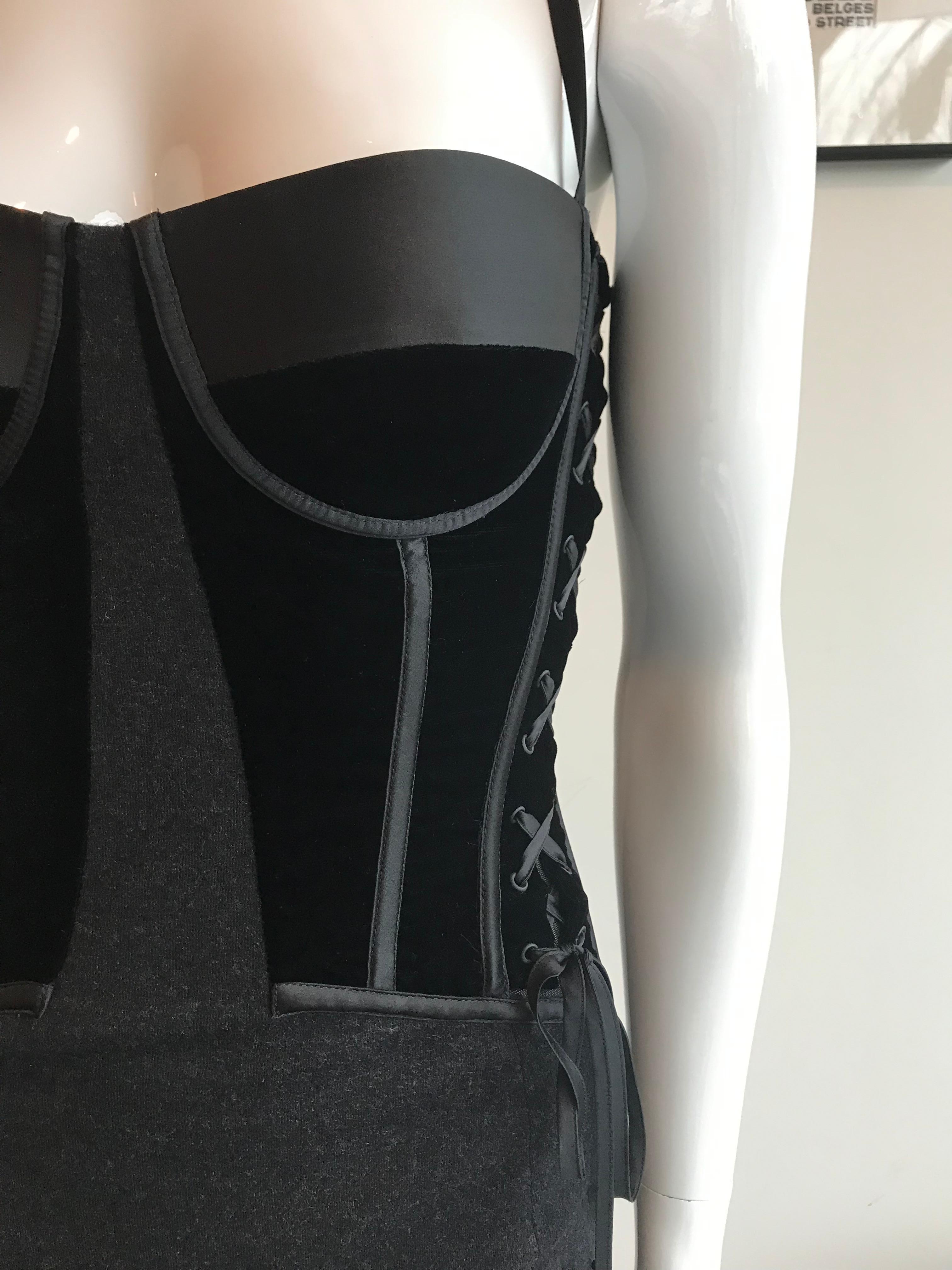 Black Bottega Veneta Knit Mini Dress For Sale