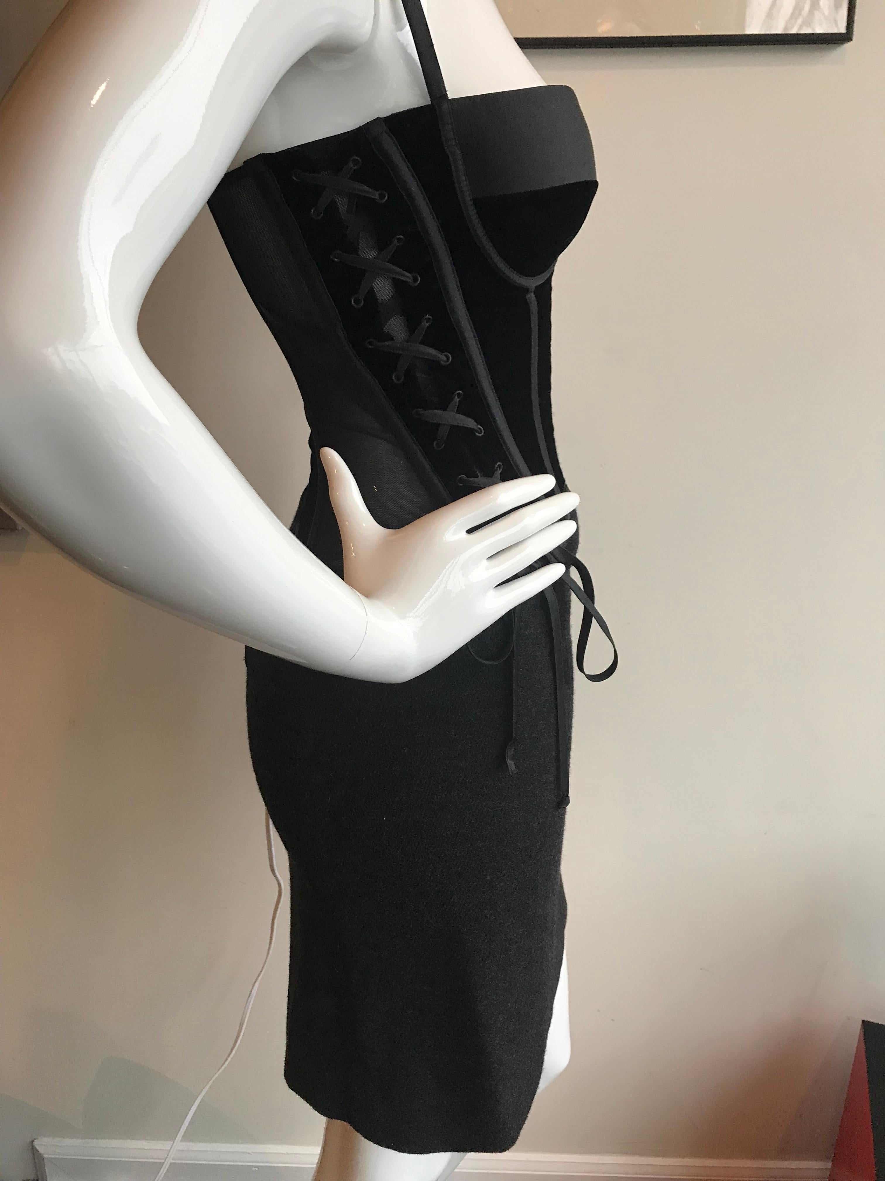 Bottega Veneta Knit Mini Dress In Excellent Condition For Sale In Roslyn, NY