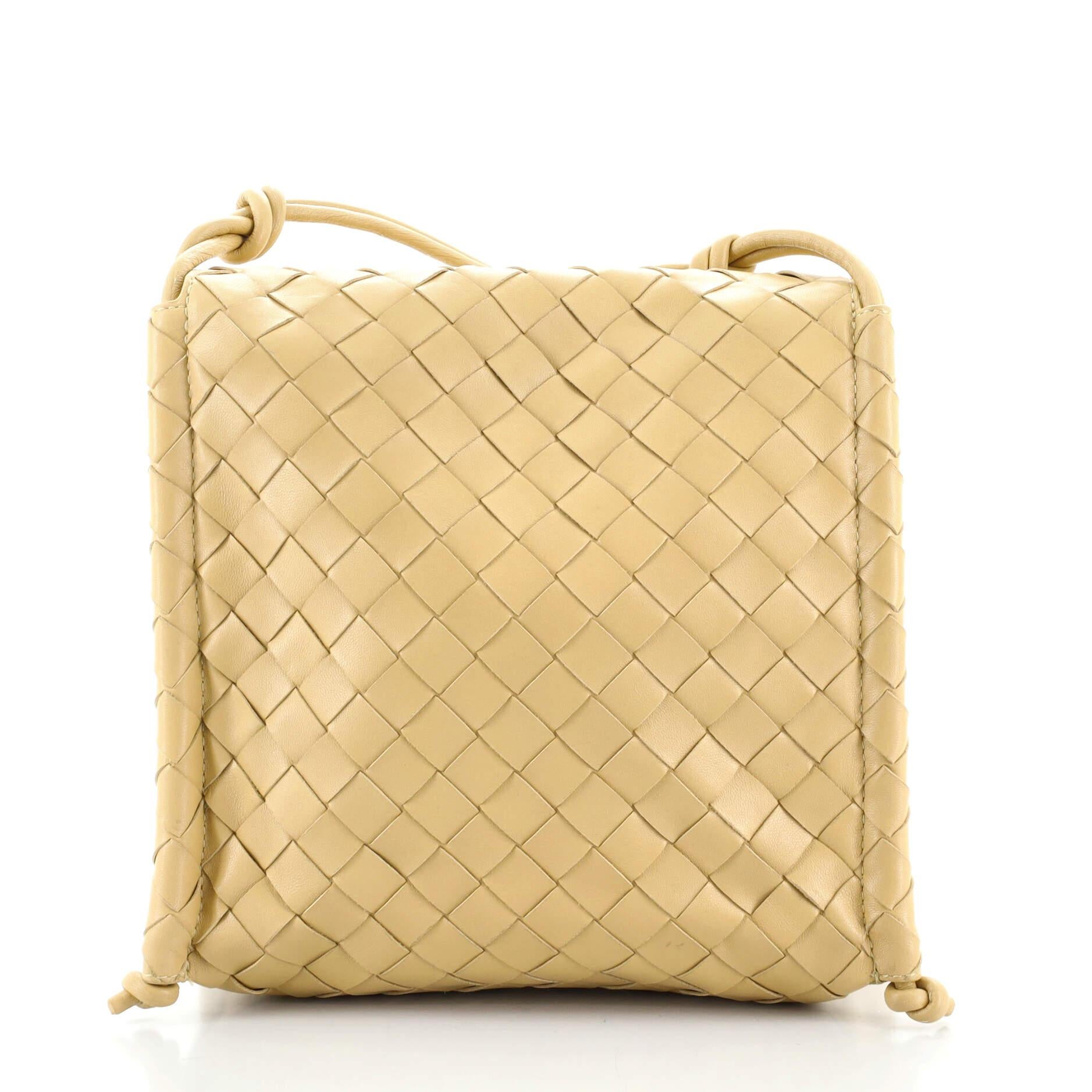 bottega veneta small intrecciato strapped shoulder bag