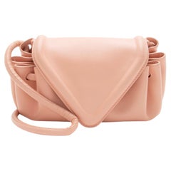 Bottega Veneta Lambskin Beak Crossbody